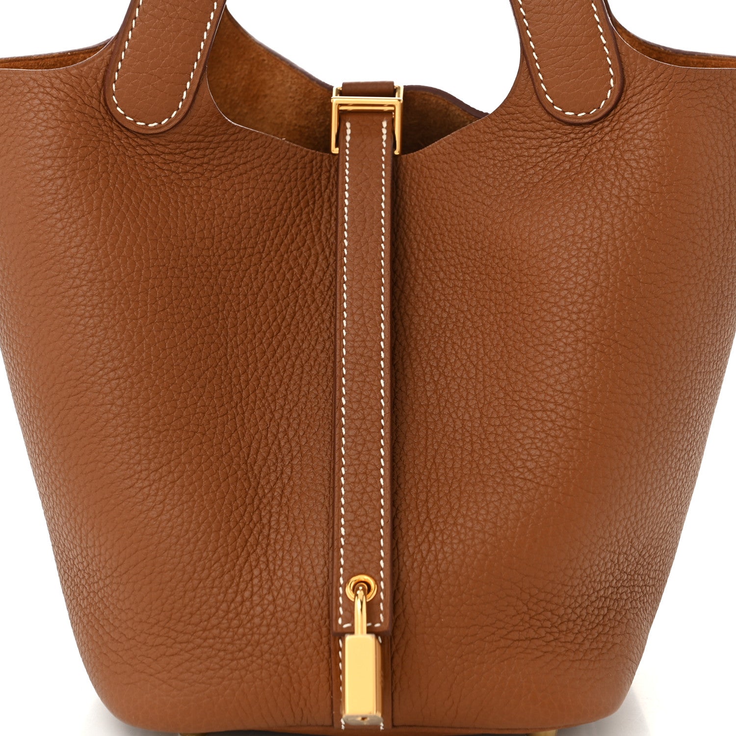 Hermes Taurillon Clemence Picotin Lock 18 PM Gold 8 of 11