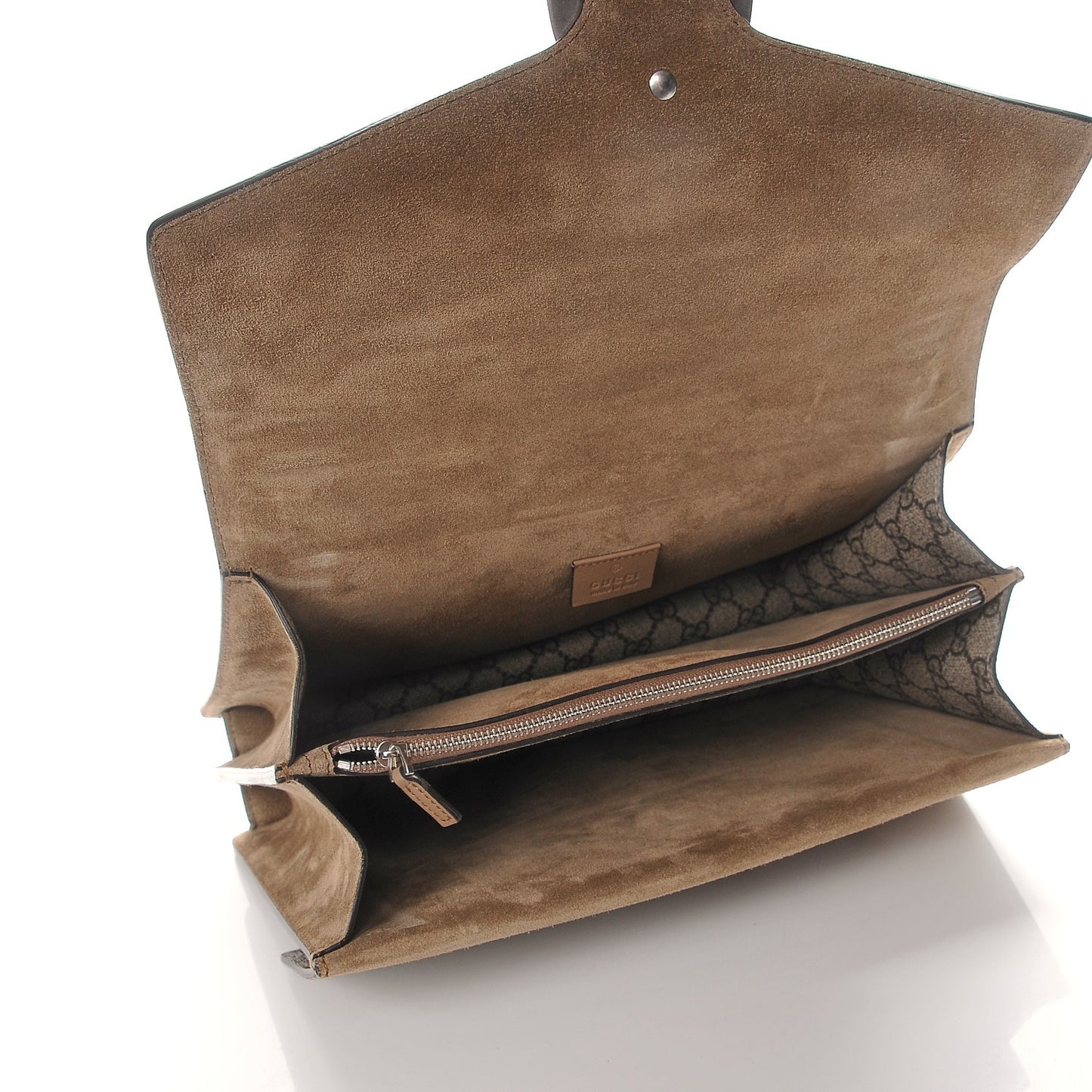 GG Supreme Monogram Medium Dionysus Shoulder Bag Taupe