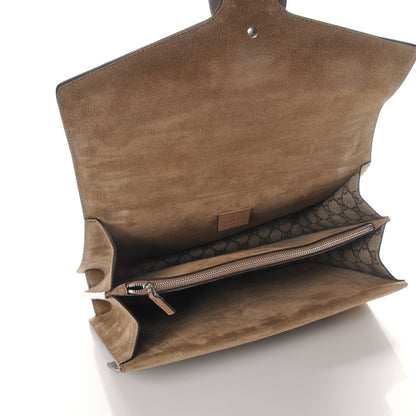 Gucci GG Supreme Monogram Medium Dionysus Shoulder Bag Taupe 5 of 8