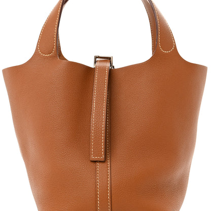 Hermes Togo Picotin 18 PM Gold 8 of 10