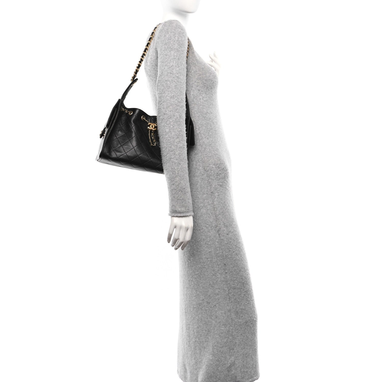 Chanel Caviar Quilted Small Chanel 25 Handbag Black 2 of 10