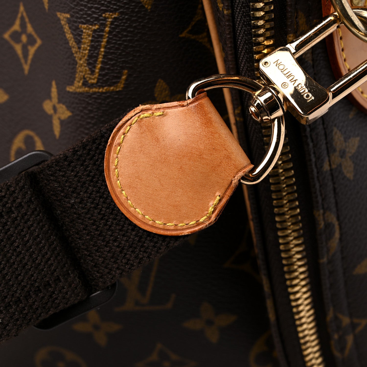 Louis Vuitton Monogram Alize 2 Compartment Luggage Travel Bag 16 of 17