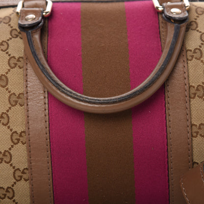 Gucci Monogram Vintage Web Medium Boston Maple Brown 15 of 19