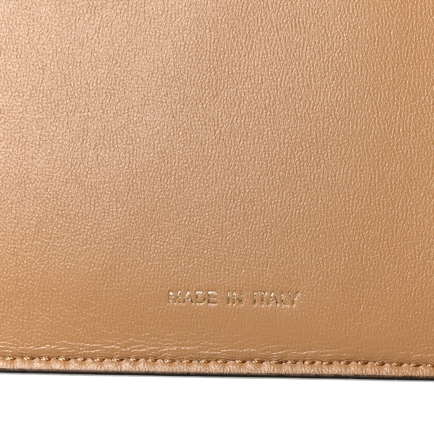 Vitello Seta Nappa FF Striped Embossed Medium Peekaboo I SEE U Satchel Miele Scuro Multicolor