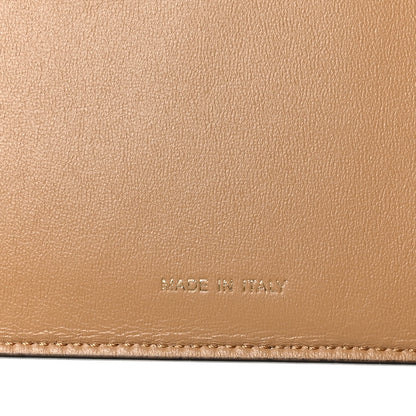 Fendi Vitello Seta Nappa FF Striped Embossed Medium Peekaboo I SEE U Satchel Miele Scuro Multicolor 9 of 12