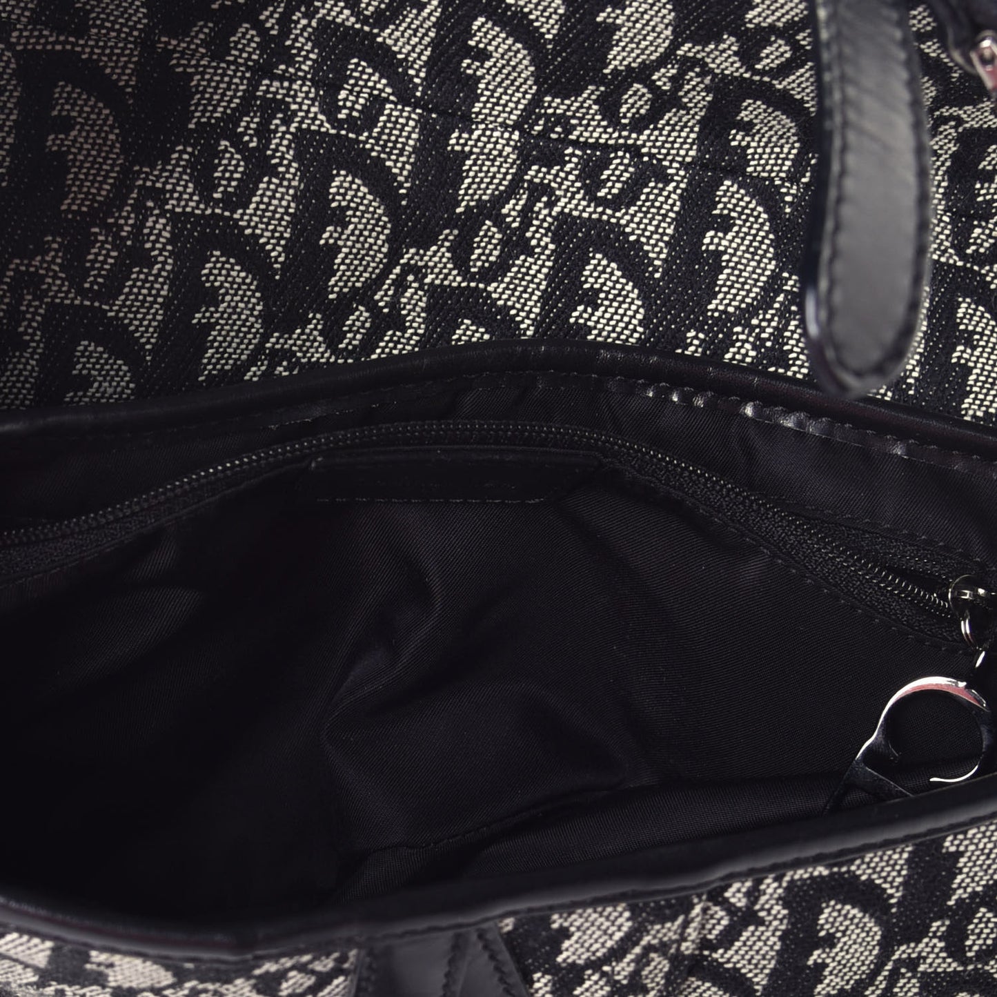 Monogram Saddle Bag Black