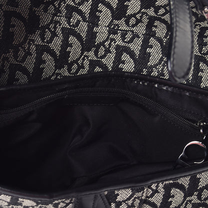 Christian Dior Monogram Saddle Bag Black 4 of 8