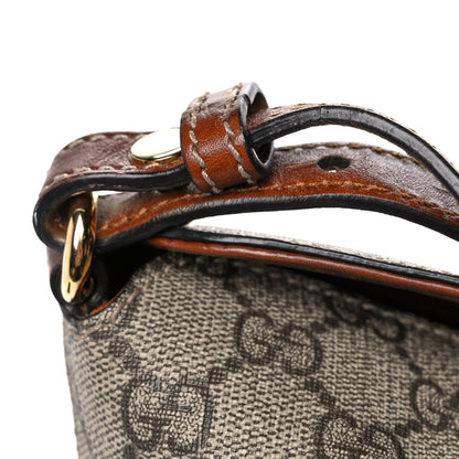 Gucci GG Supreme Monogram Linea A Foldover Tote Brown 14 of 18