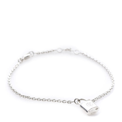 Louis Vuitton Sterling Silver Lockit Bracelet 1 of 6