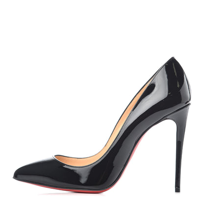 Christian Louboutin Patent Pigalle Follies 100 Pumps 36.5 Black 1 of 8