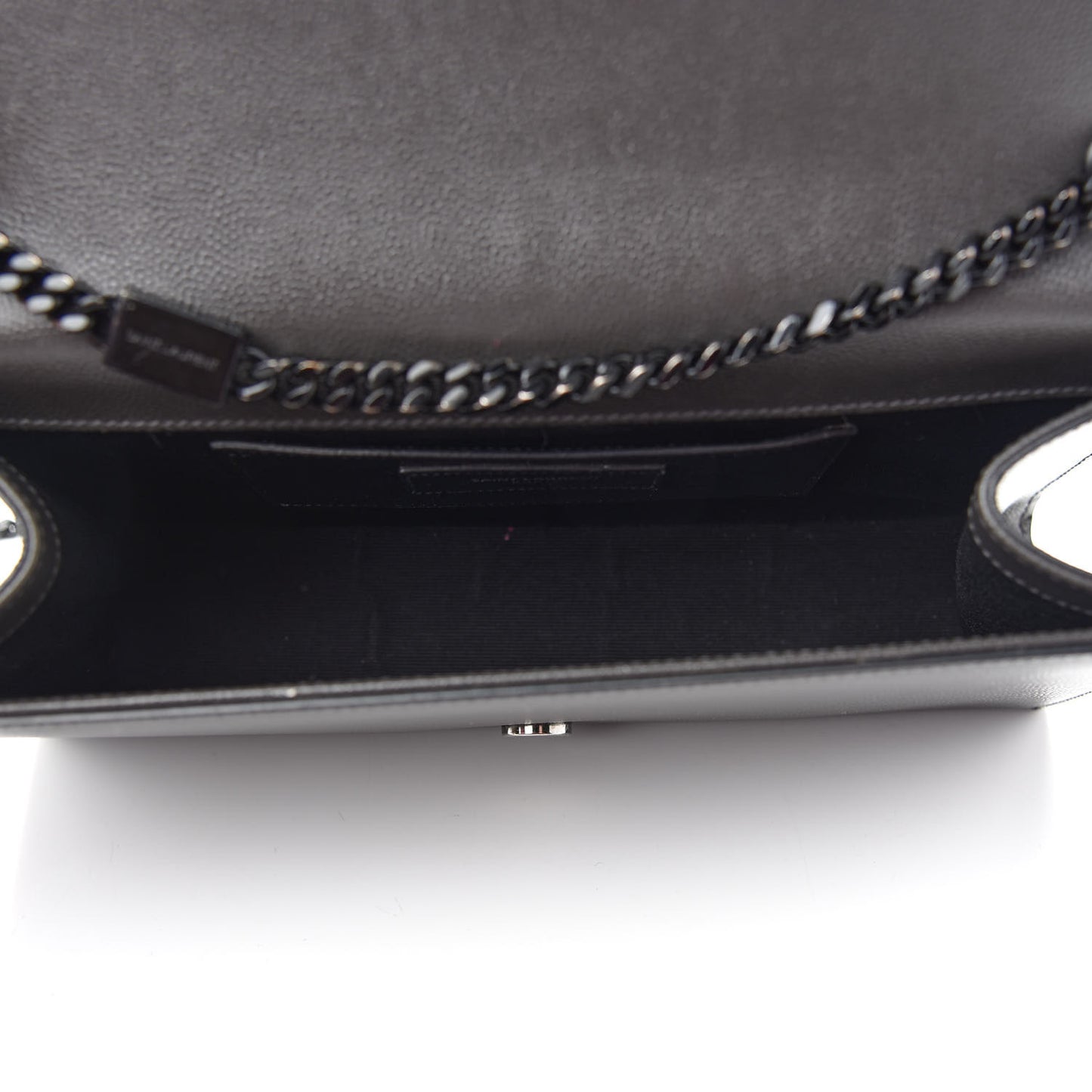 Grain De Poudre Medium Classic Monogram Kate Satchel Coal