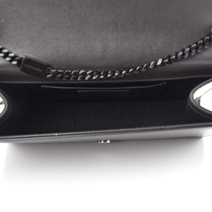 Saint Laurent Grain De Poudre Medium Classic Monogram Kate Satchel Coal 4 of 7
