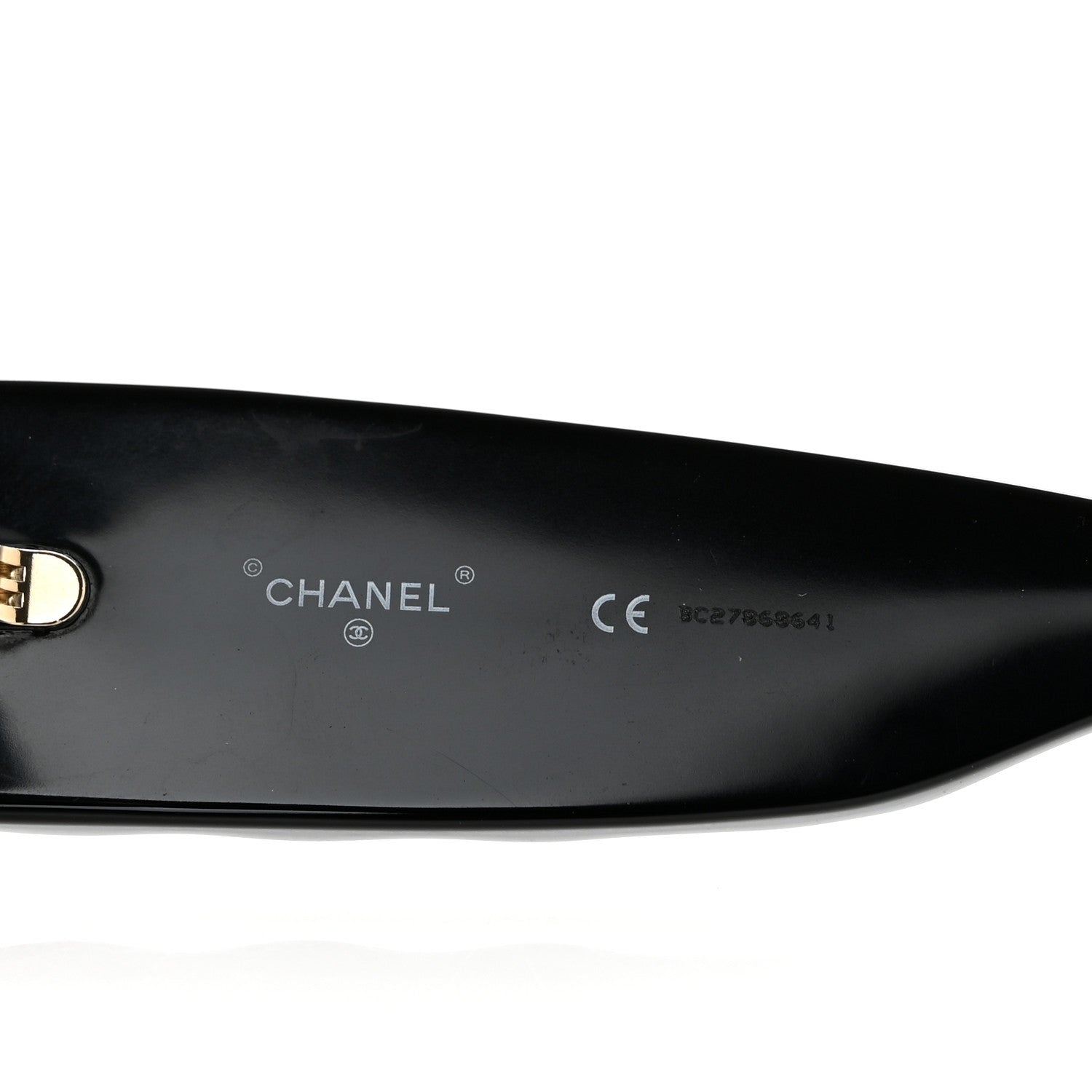 Chanel Acetate Quilted CC Pilot Sunglasses 71465 Black 5 of 8