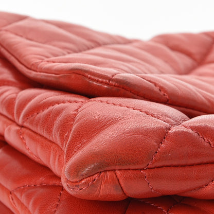 Chanel Lambskin Quilted 3 Maxi Flap Bag Red 12 of 16