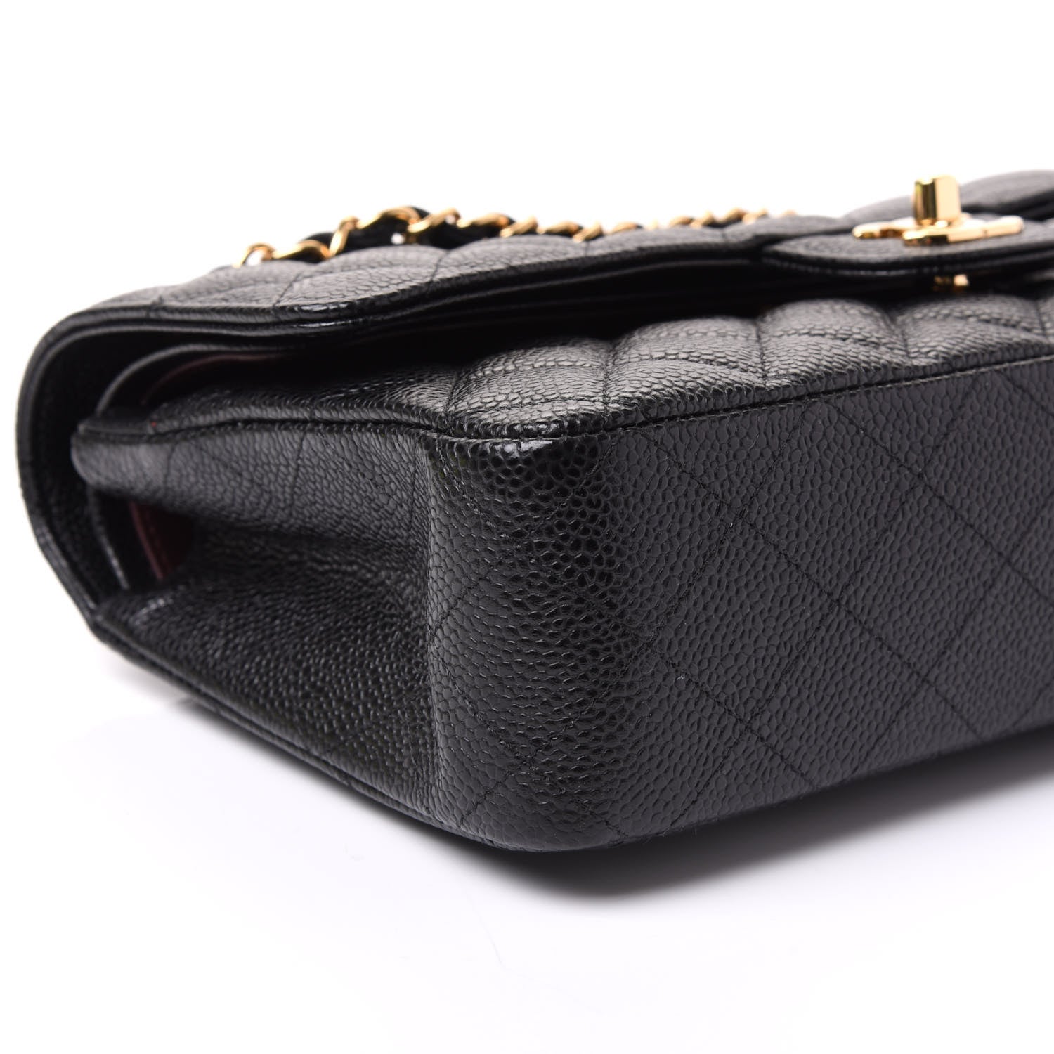 Chanel Caviar Quilted Medium Double Flap Black 5 of 10