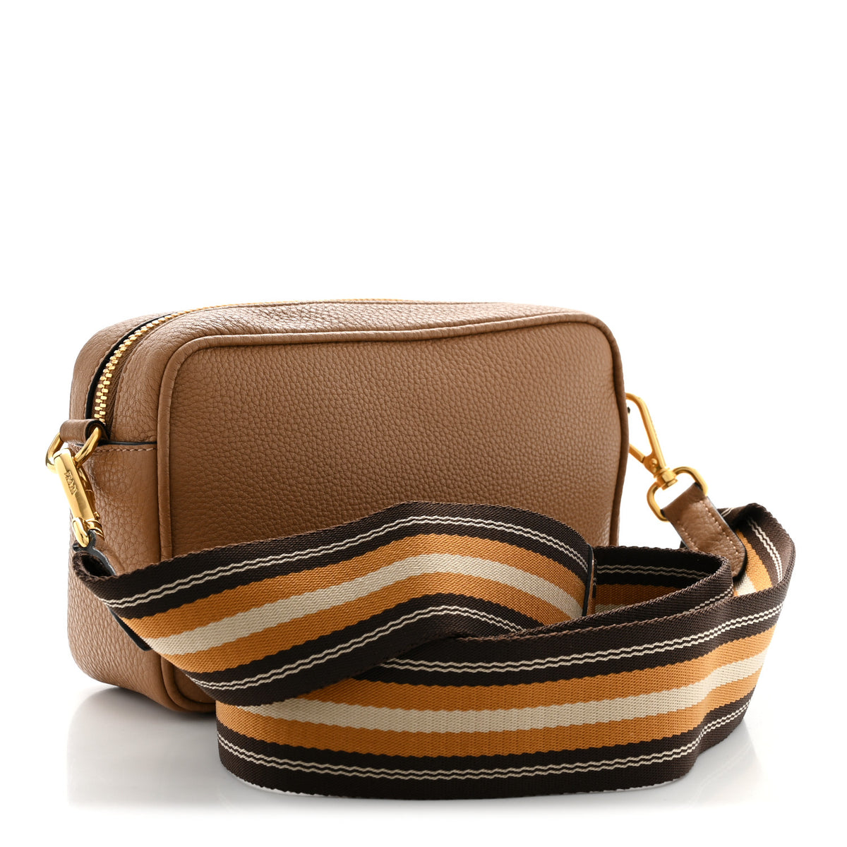 Vitello Phenix Camera Bag Caramel