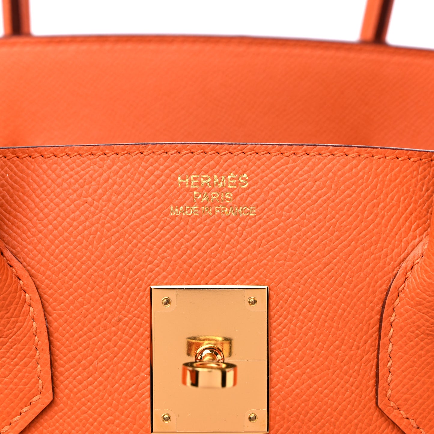 Epsom Birkin 35 Orange