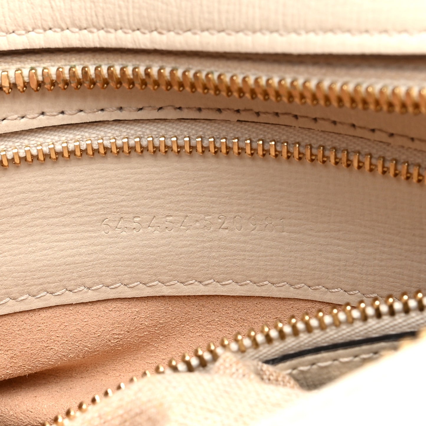 GG Supreme Monogram Small Horsebit 1955 Shoulder Bag Beige Mystic White