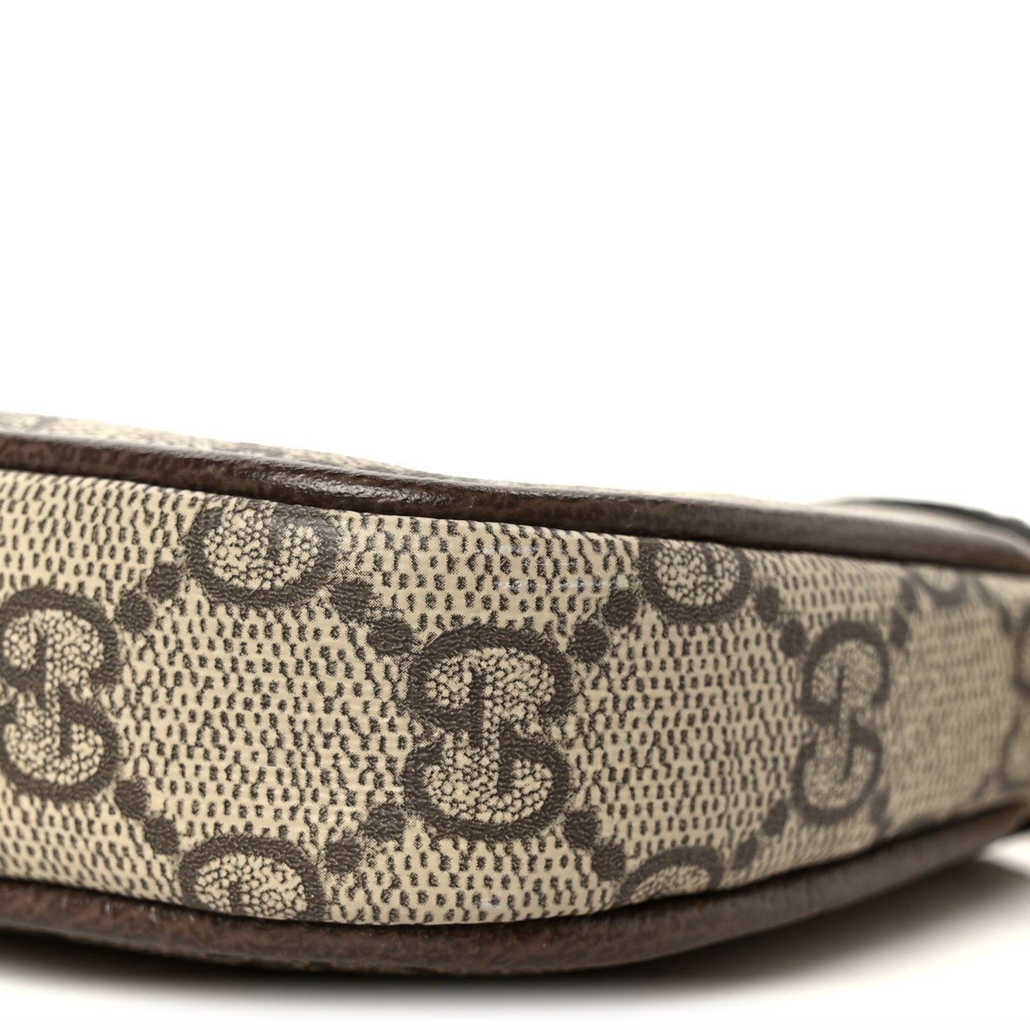 Gucci GG Supreme Monogram Textured Dollar Calfskin Mini Ophidia Chain Bag Beige Ebony 10 of 10