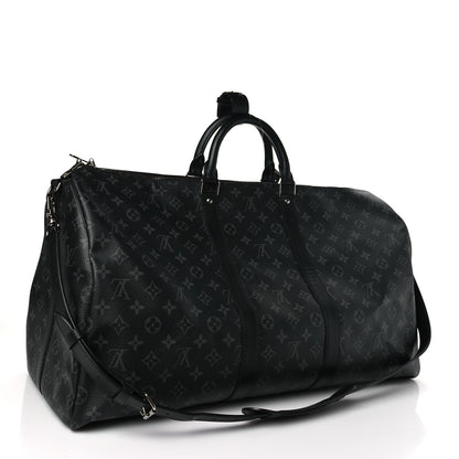 Louis Vuitton Monogram Eclipse Keepall Bandouliere 55 2 of 7