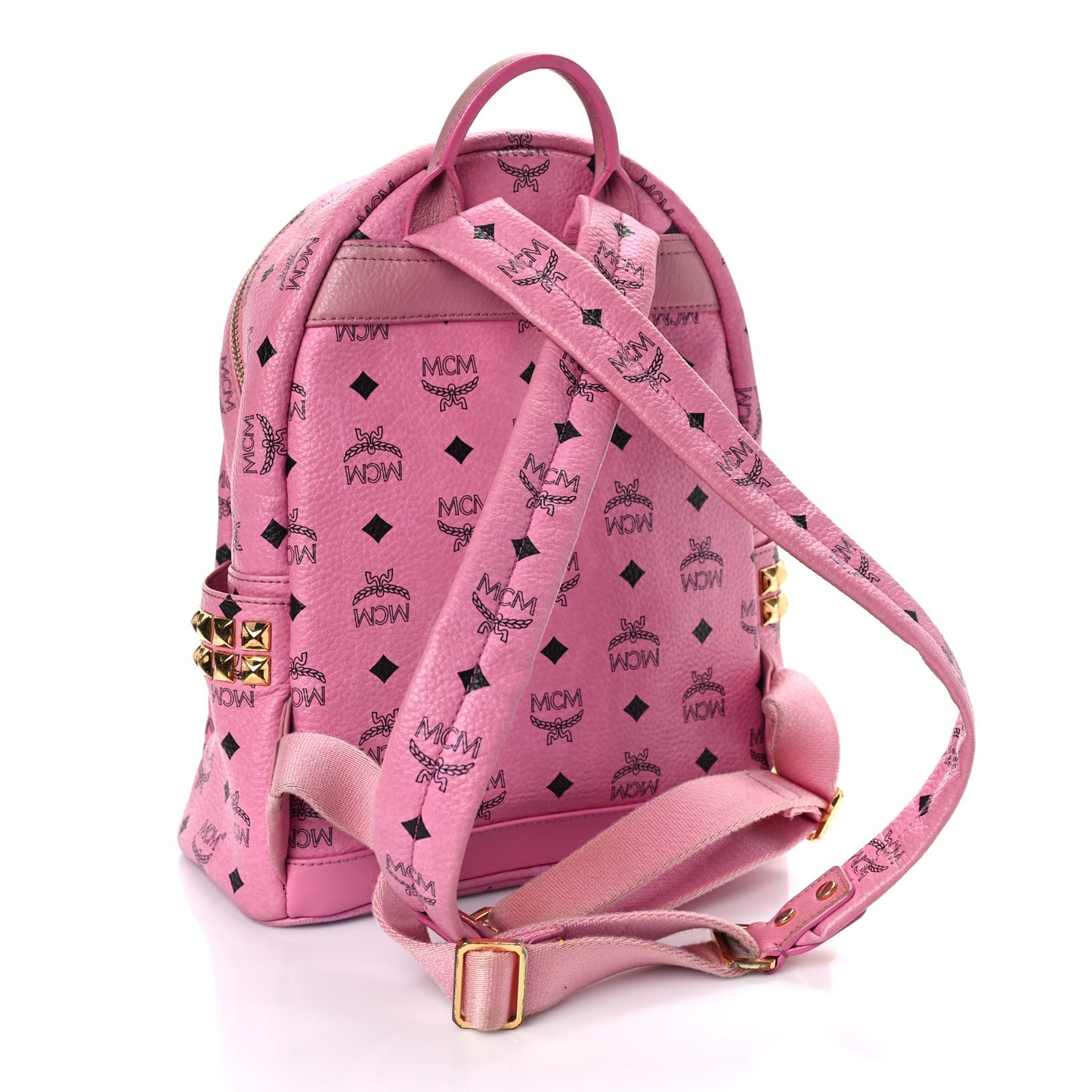 Visetos Small Side Stud Stark Backpack Pink