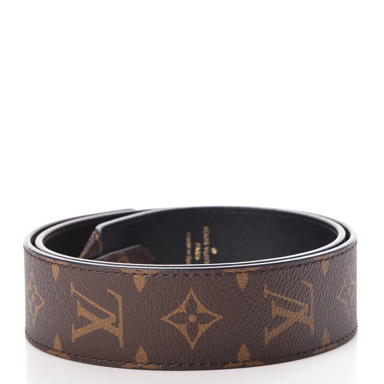 Louis Vuitton Monogram Bandouliere Shoulder Strap Black 2 of 6
