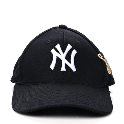 Gucci X MLB Cotton NY Yankees Baseball Hat 57-61 Black 2 of 8