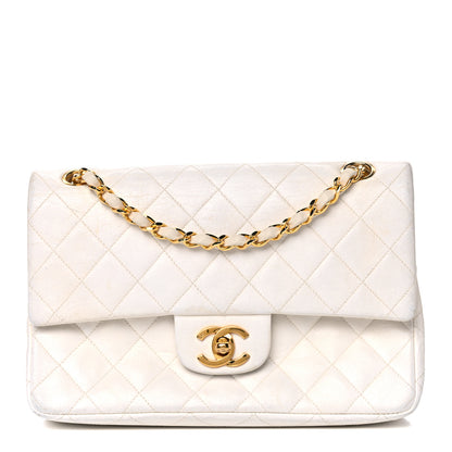 Chanel Lambskin Quilted Small Double Flap White 1 of 27