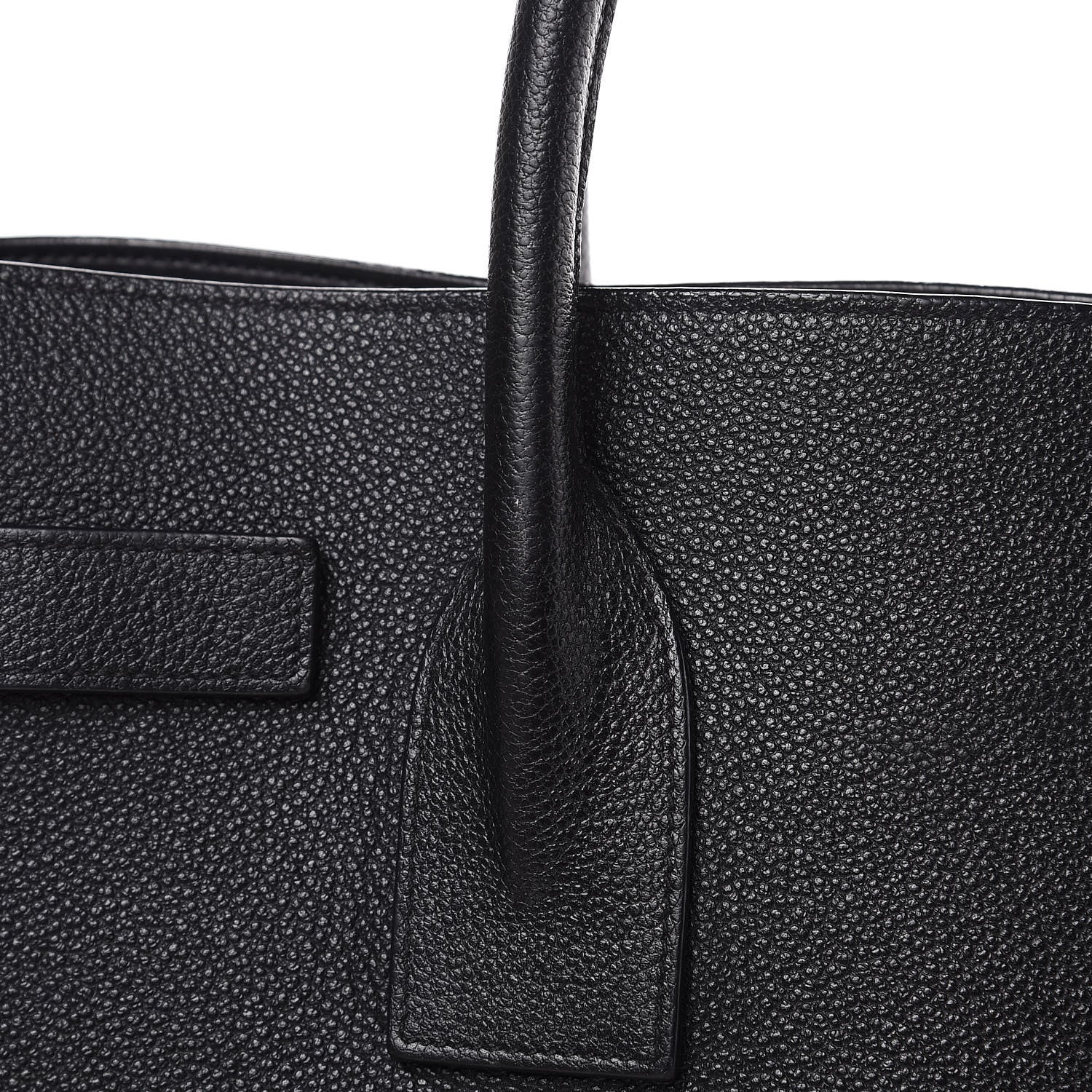 Saint Laurent Grained Calfskin Small Sac De Jour Black 12 of 19