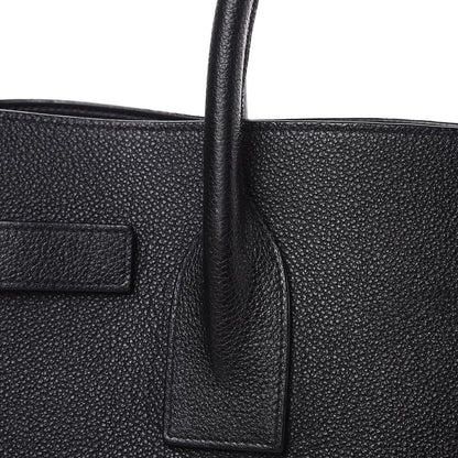 Saint Laurent Grained Calfskin Small Sac De Jour Black 12 of 19