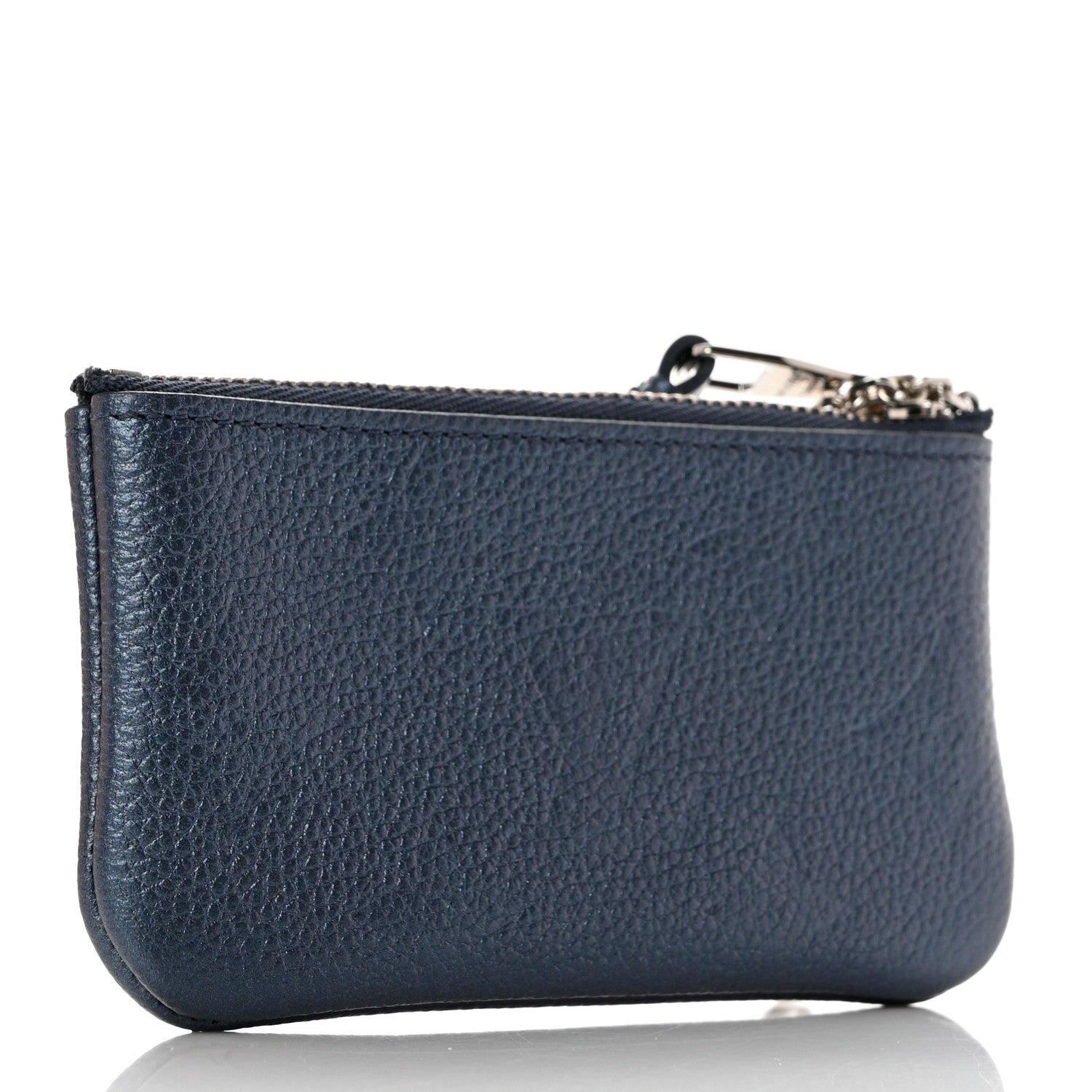 Louis Vuitton Metallic Empreinte Monogram Giant Key Pouch Navy Nacre 3 of 10