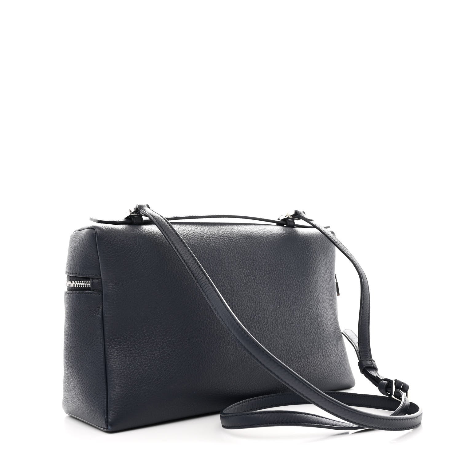 Loro Piana Tender Calfskin Extra Pocket L27 Argo Blue Melange 3 of 11