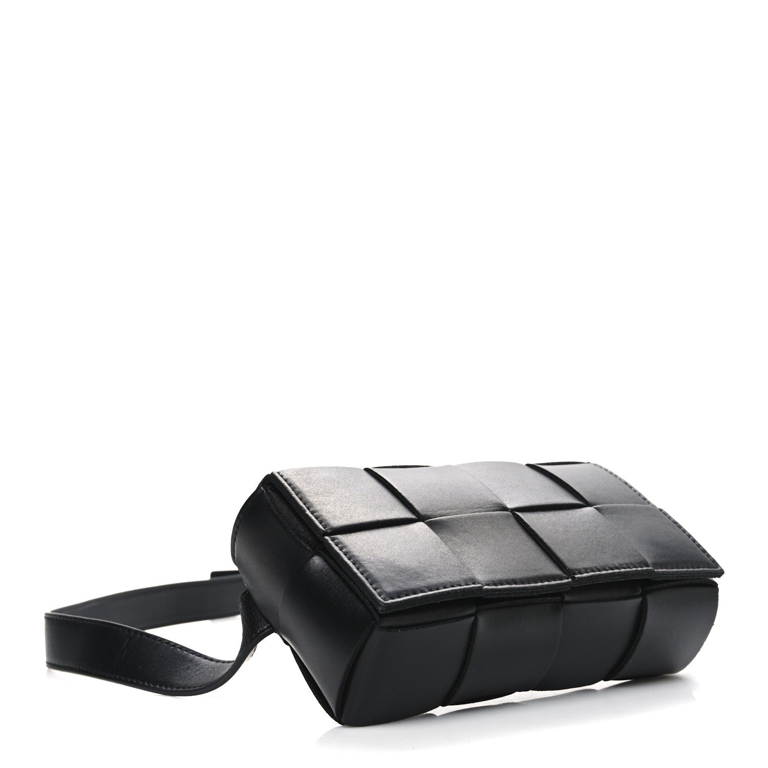 Bottega Veneta Nappa Maxi Intreccio The Belt Cassette Bag Black 4 of 9