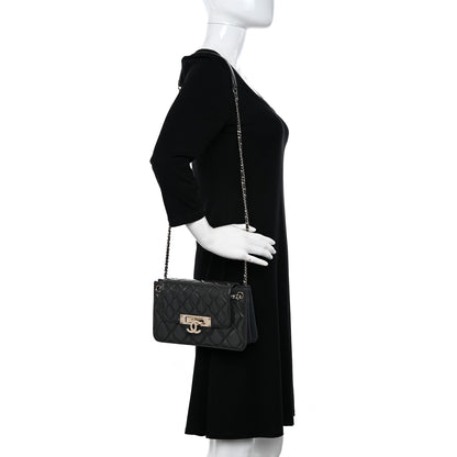 Chanel Patent Golden Class Accordion Flap Bag Dark Grey 2 of 10