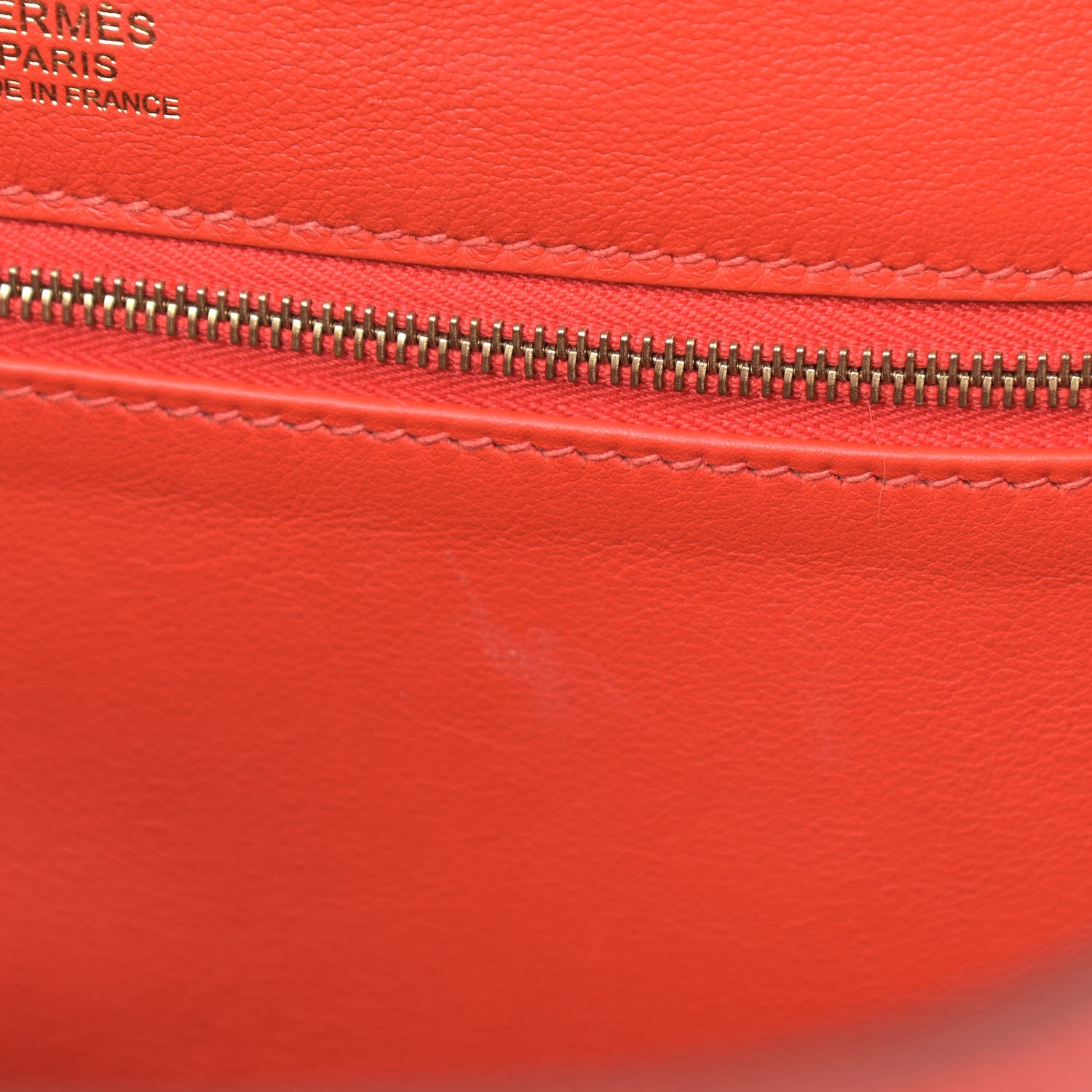 Hermes Grizzly Swift Kelly Retourne 32 Chamois Capucine 12 of 16