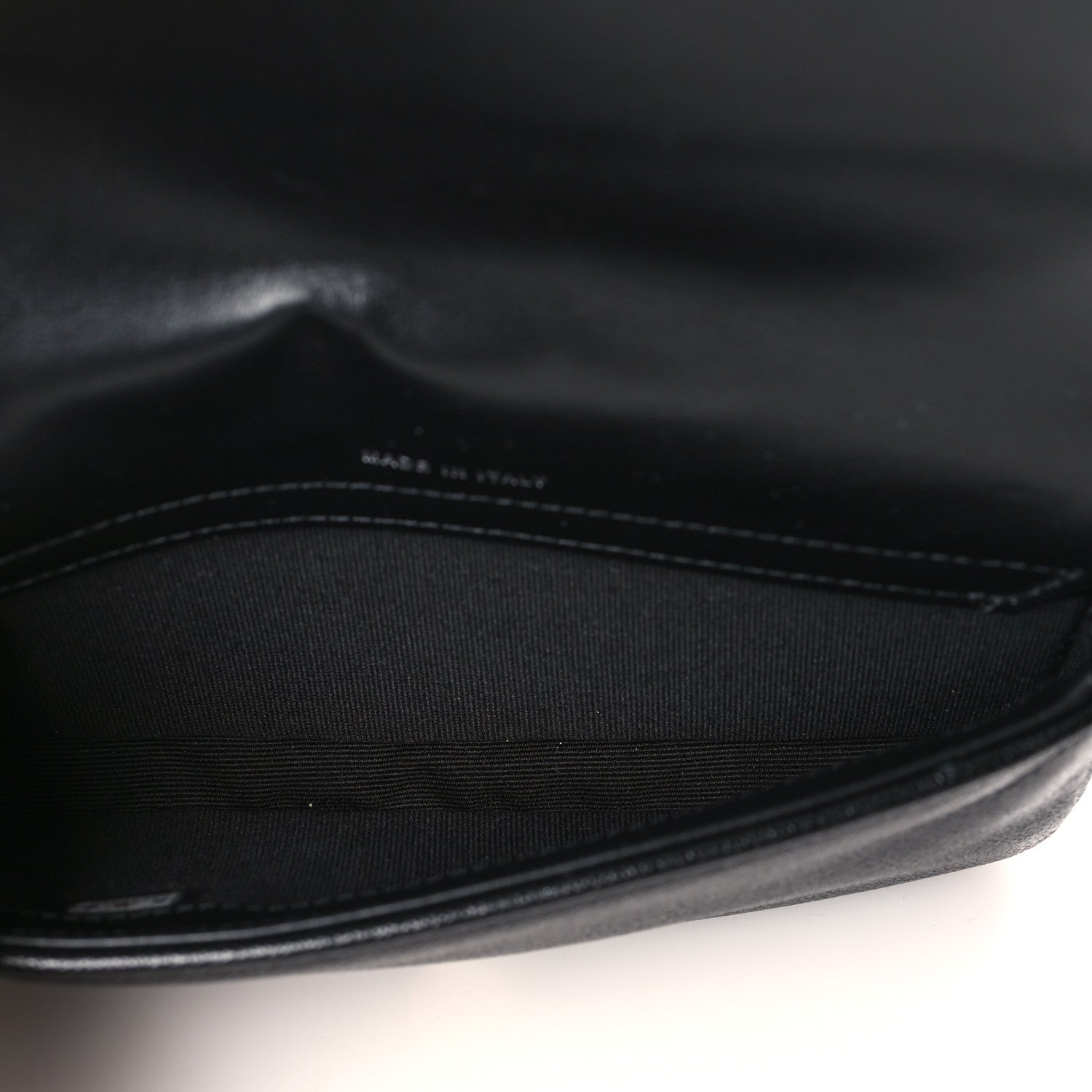 Chanel Caviar Quilted Boy Phone Holder Wallet On Chain Black 6 of 11