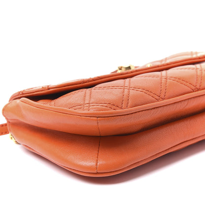 Marc Jacobs Quilted Lambskin The Small Single Flap Orange 7 of 9