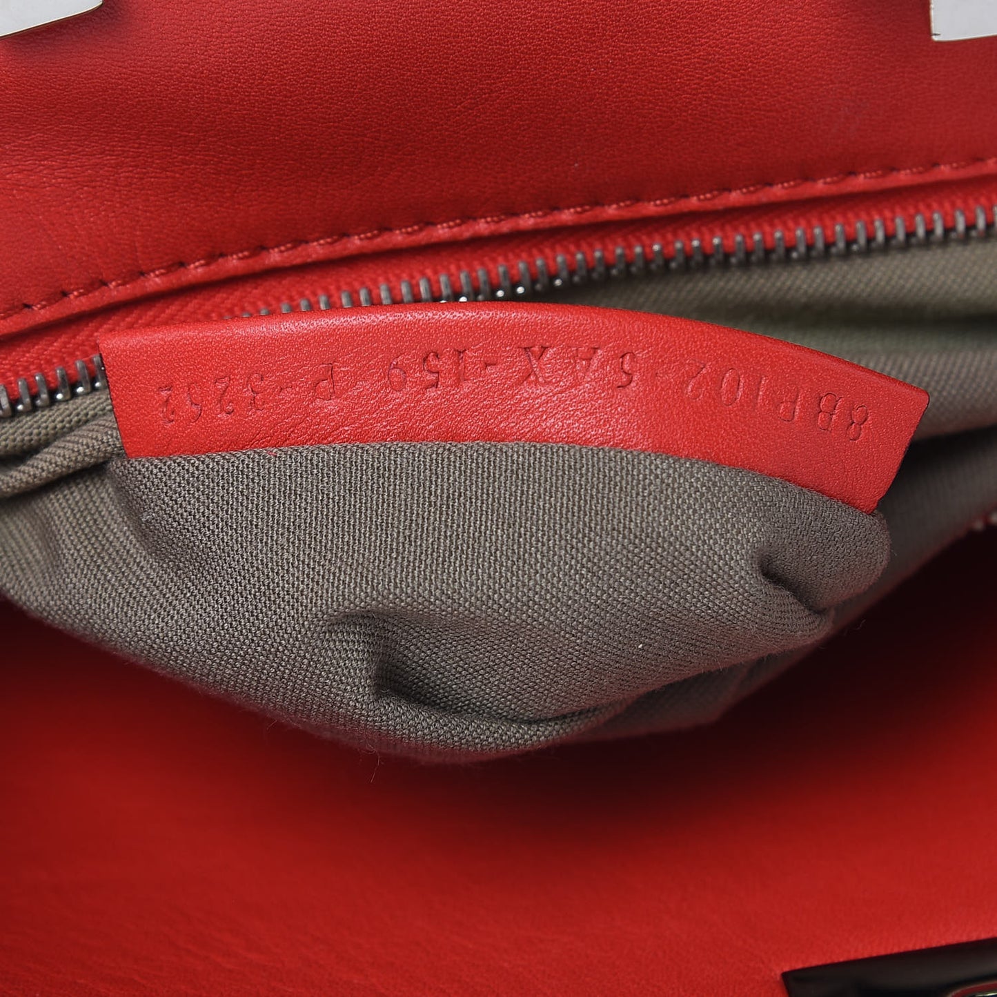 Shearling Peekaboo Iconic Clutch White Papavero