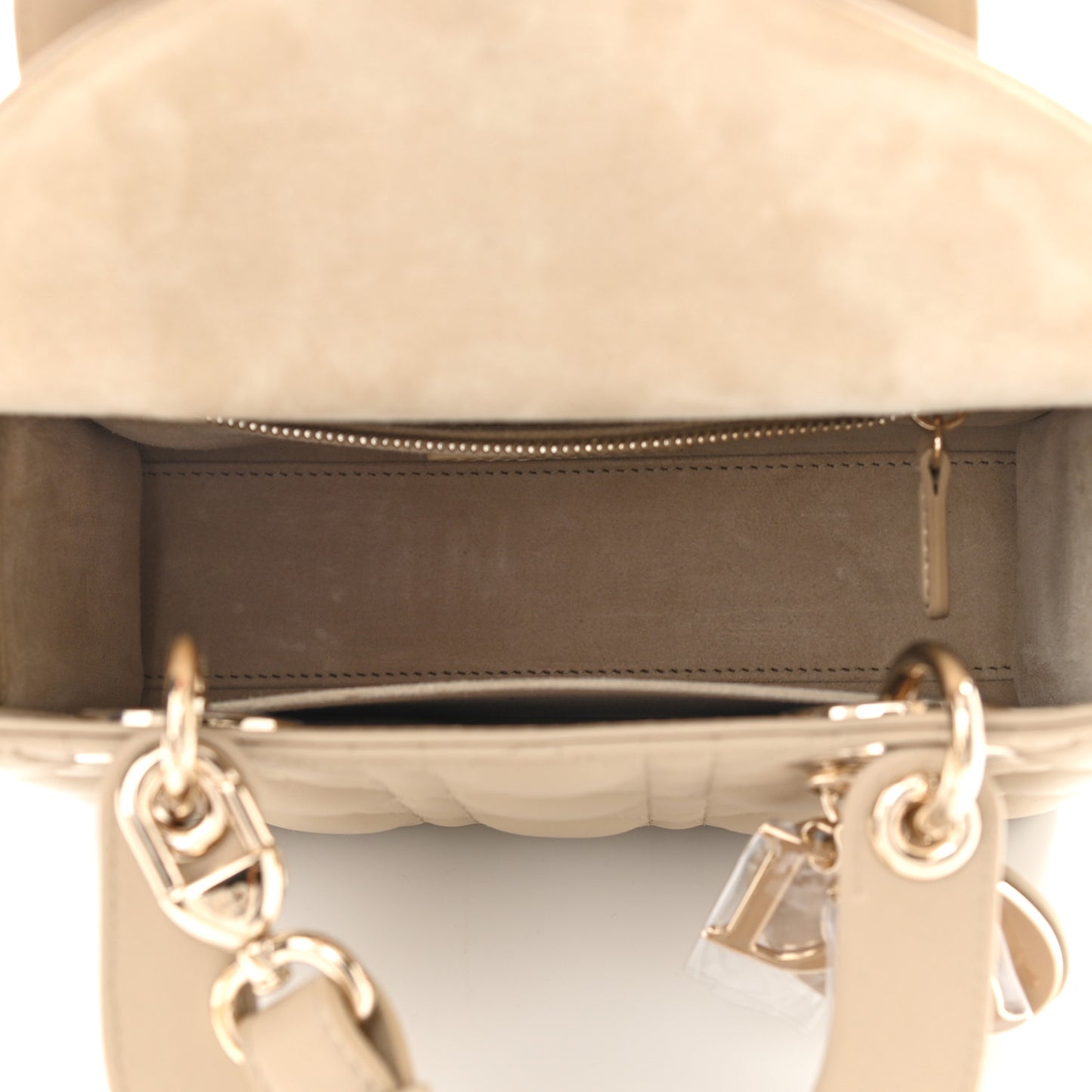 Lambskin Cannage Small My ABC Lady Dior Beige