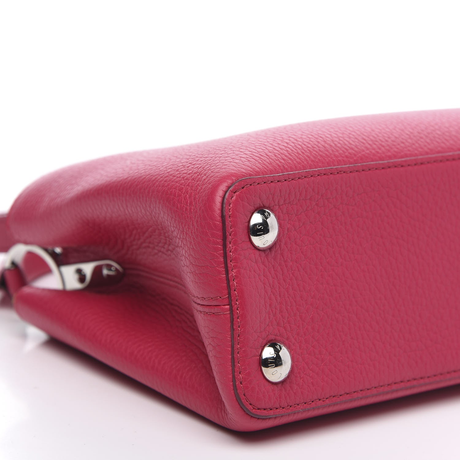 Louis Vuitton Taurillon Capucines BB Fuchsia 8 of 12