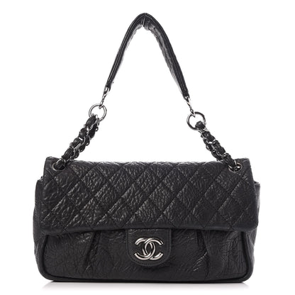Chanel Distressed Lambskin Lady Braid Flap Black 1 of 8