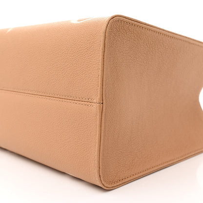 Louis Vuitton Empreinte Monogram Giant Onthego MM Arizona Creme 9 of 10