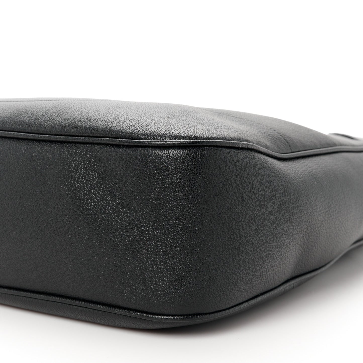 Goatskin Large Aphrodite Shoulder Bag Black