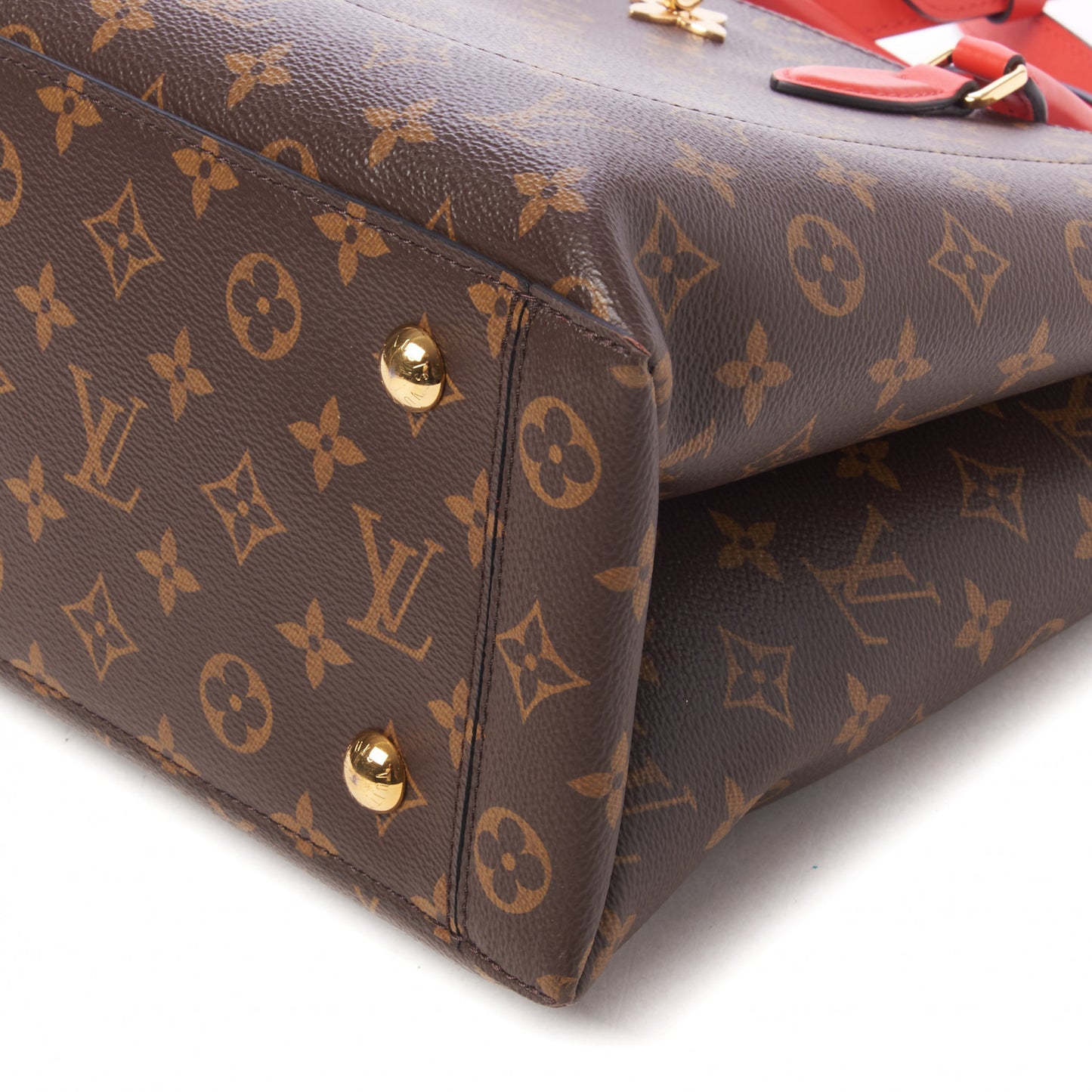 Monogram Flower Tote Coquelicot