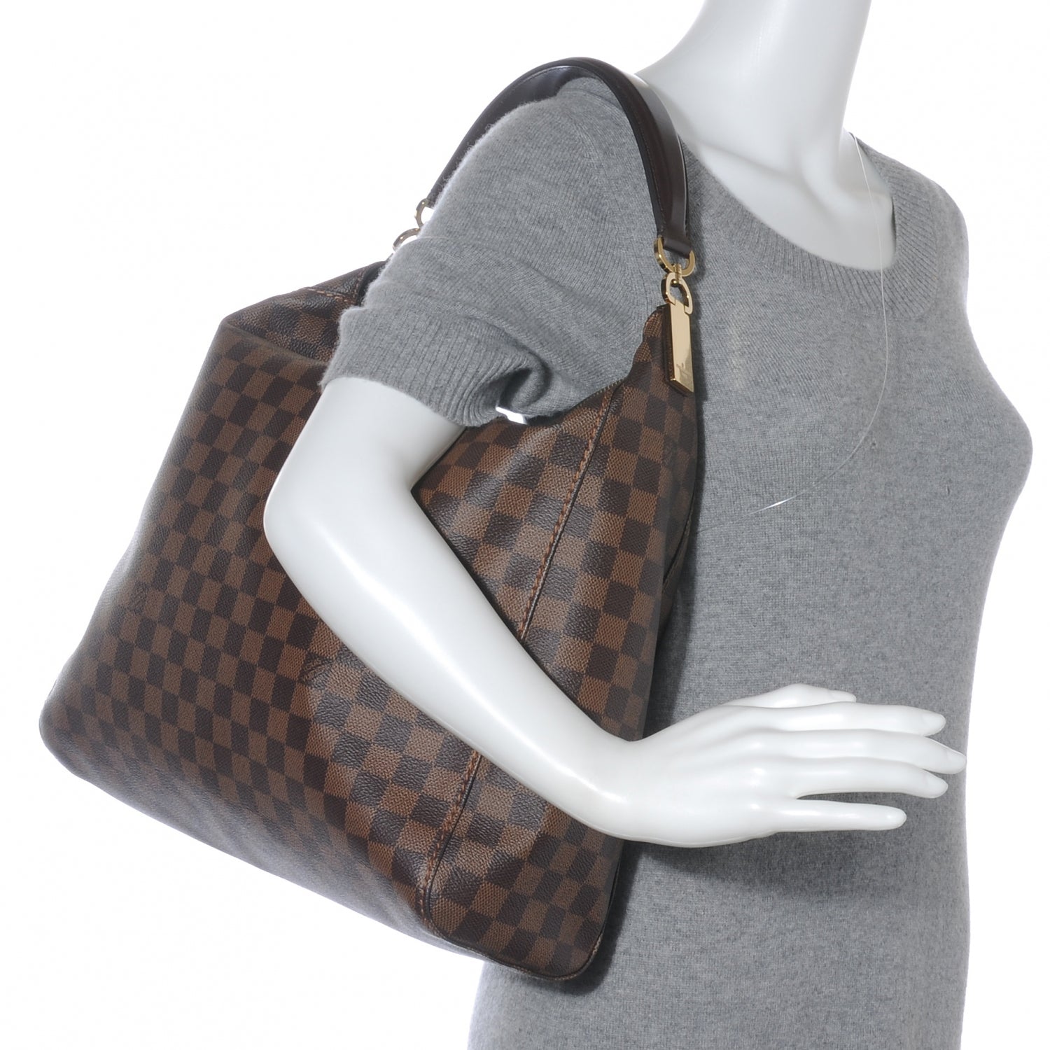Louis Vuitton Damier Ebene Portobello GM 2 of 7