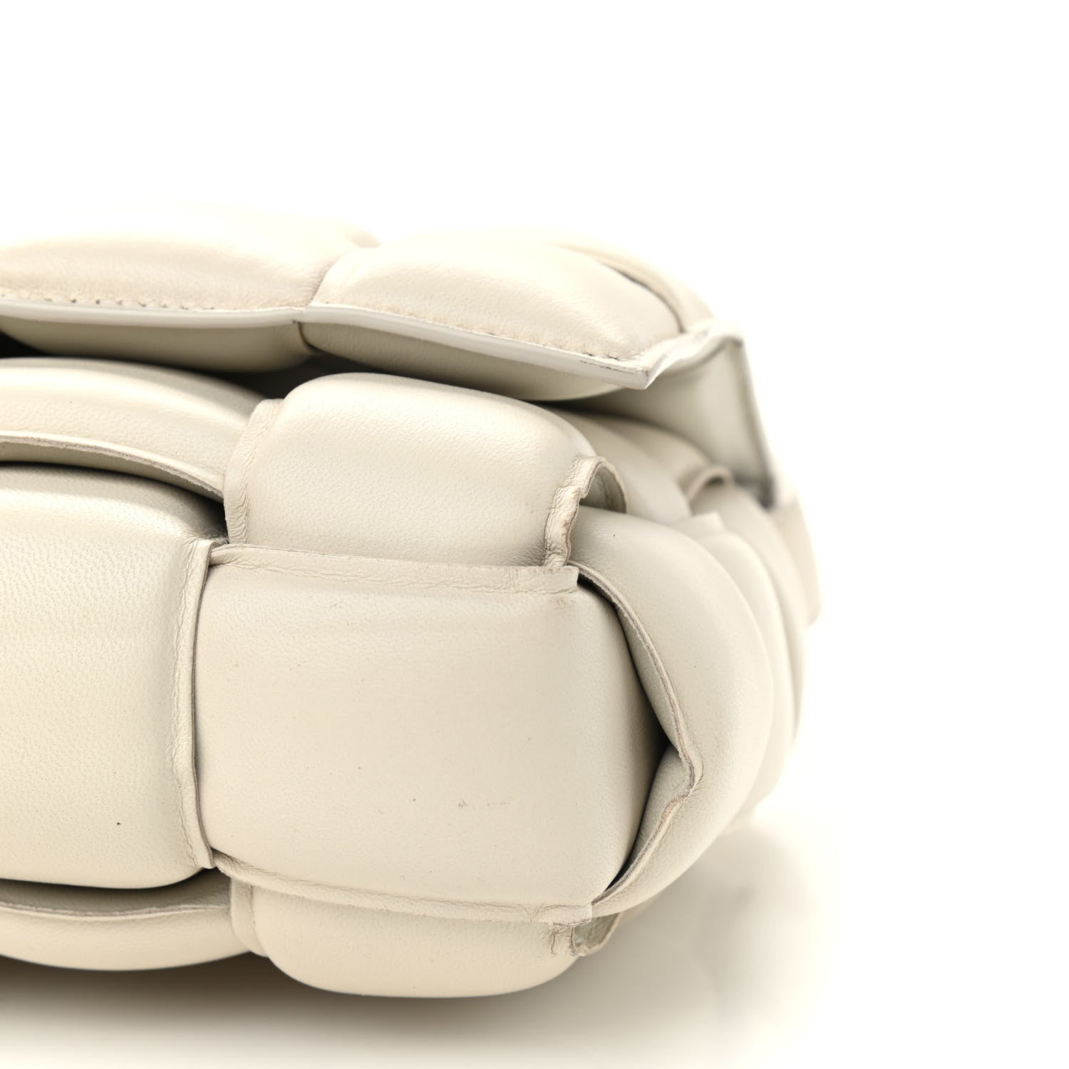 Bottega Veneta Nappa Maxi Intreccio Padded Cassette Crossbody Bag Plaster 9 of 9