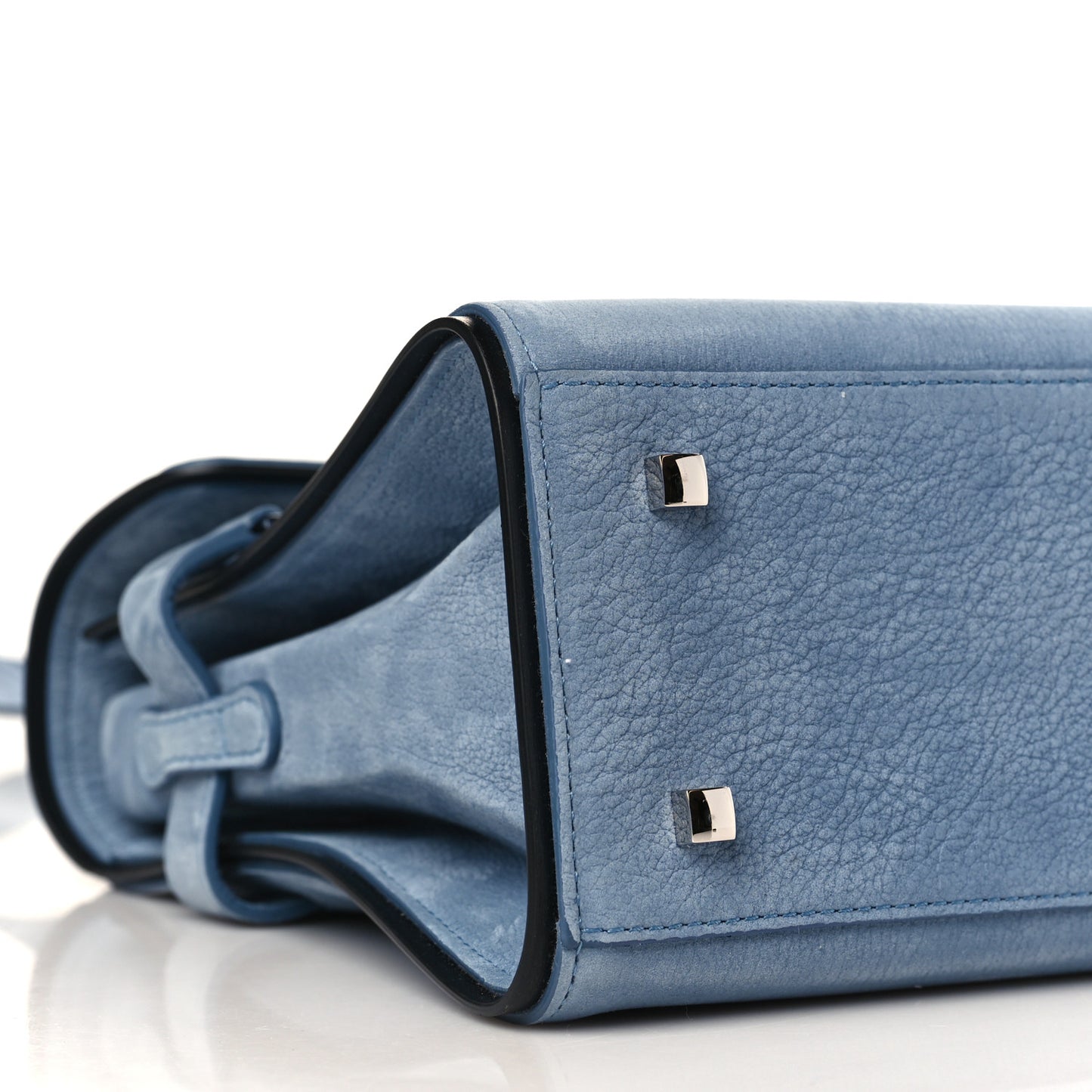 Nubuck Santiag MM Tempete Satchel Denim