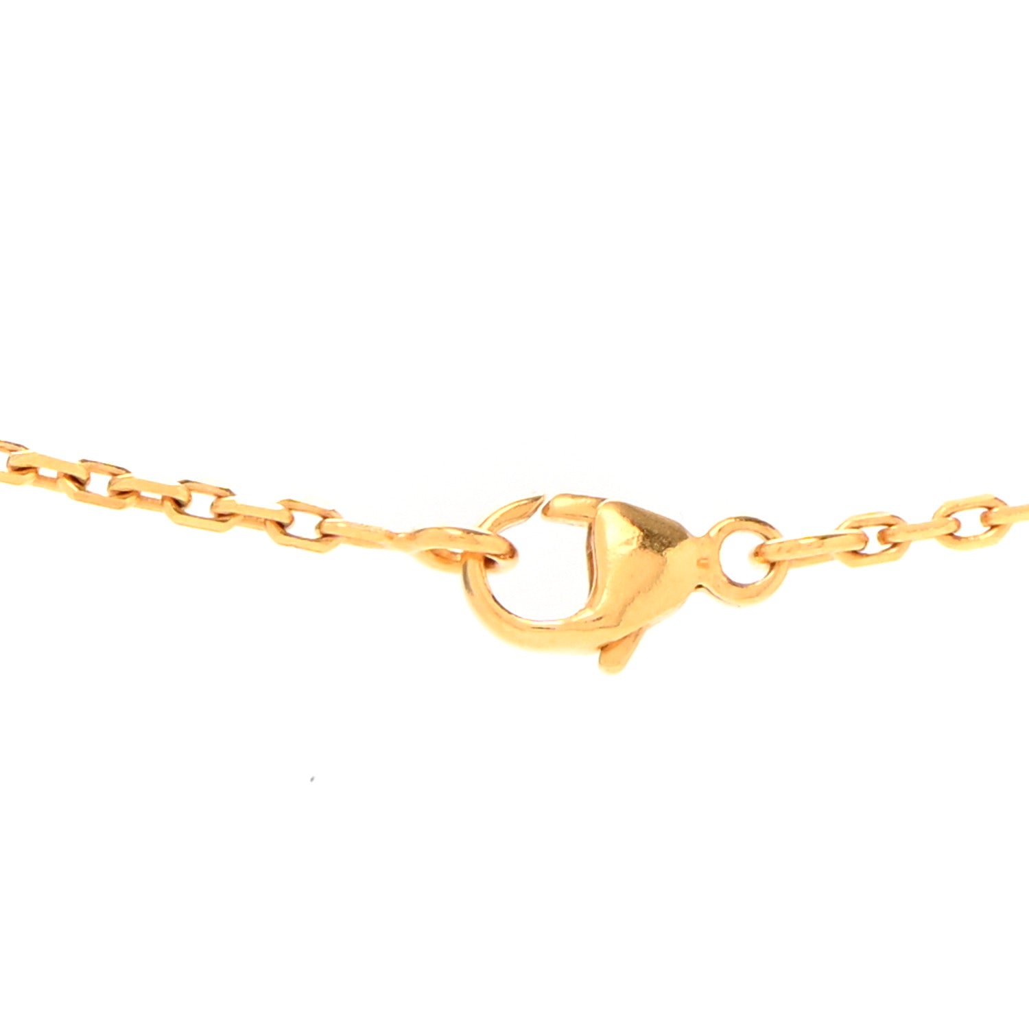 Hermes Lacquered Gold Mini Pop H Pendant Necklace Rose Extreme 6 of 7