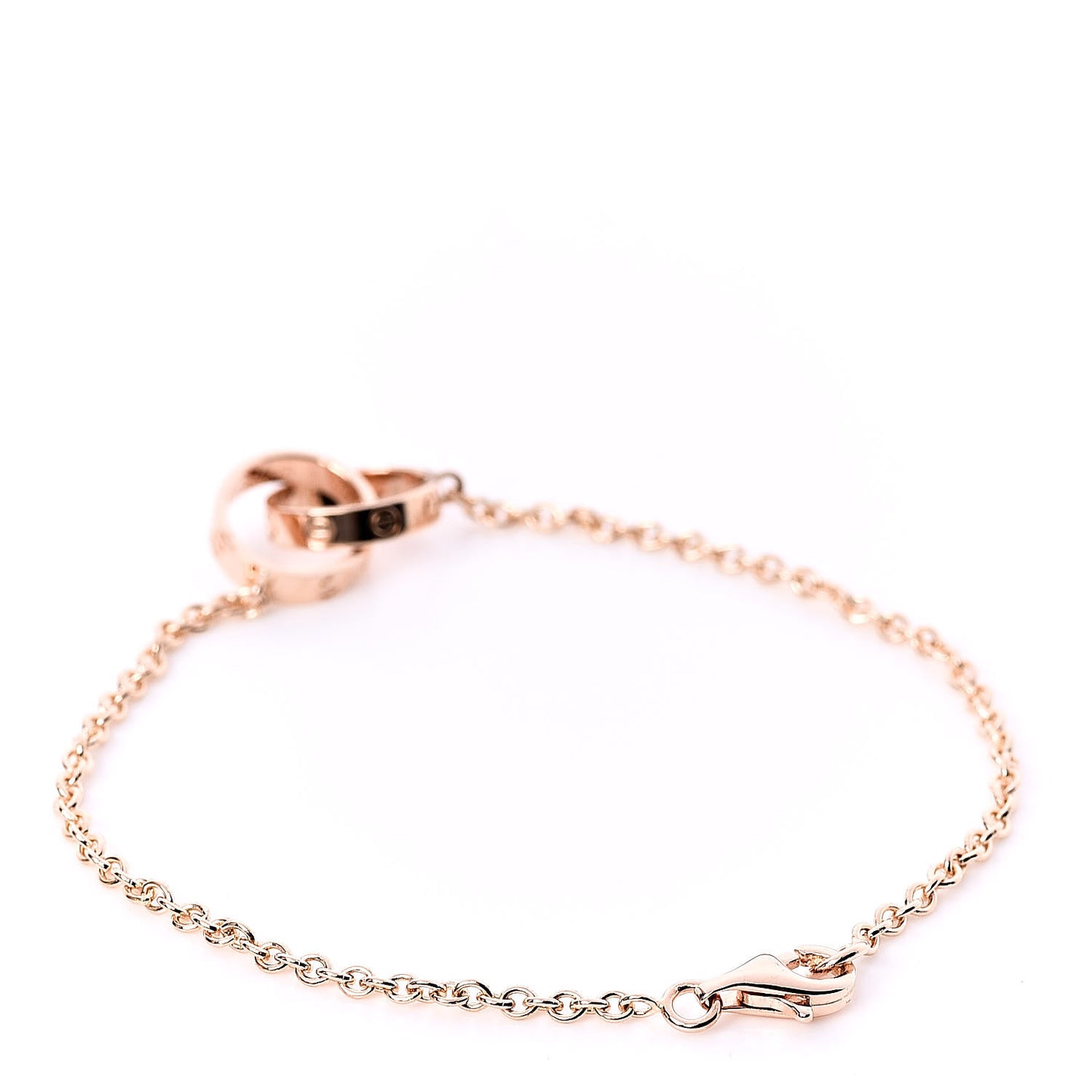 18K Pink Gold Interlocking LOVE Bracelet