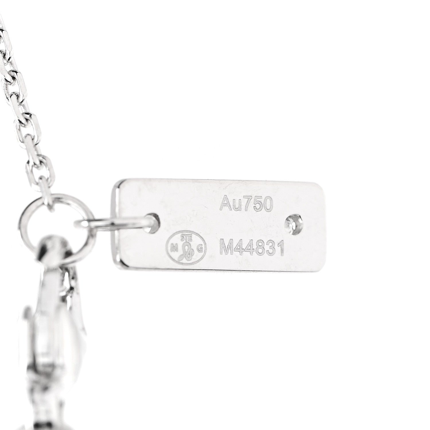 Messika 18K White Gold Diamond Move Uno Pave Necklace 5 of 6